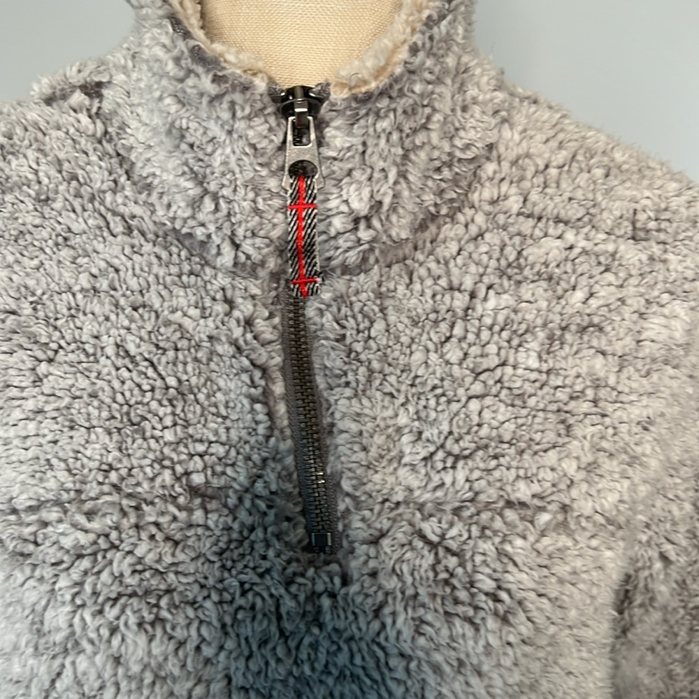 Workshop Republic 3/4 zip fleecy pullover - Picture 4 of 9